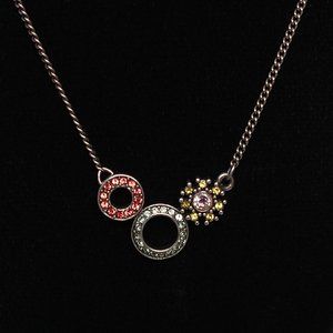 Patricia Locke Necklace Silver plate Swarovski…